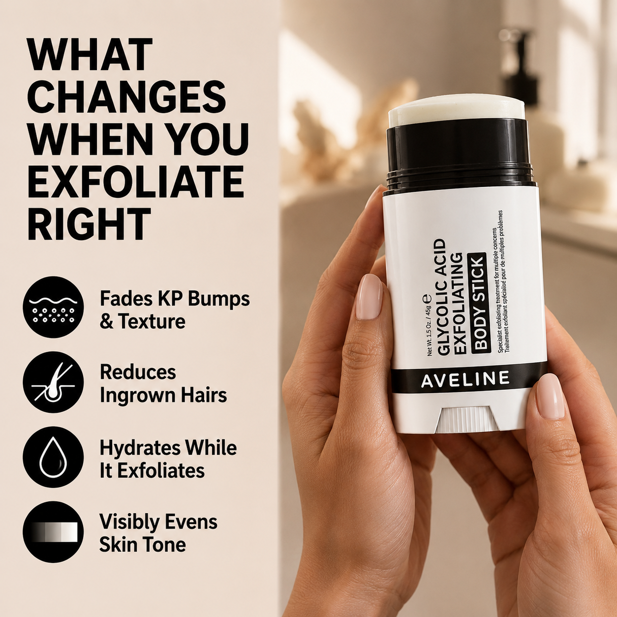 Aveline™ Smooth and Even Glycolic Body Stick